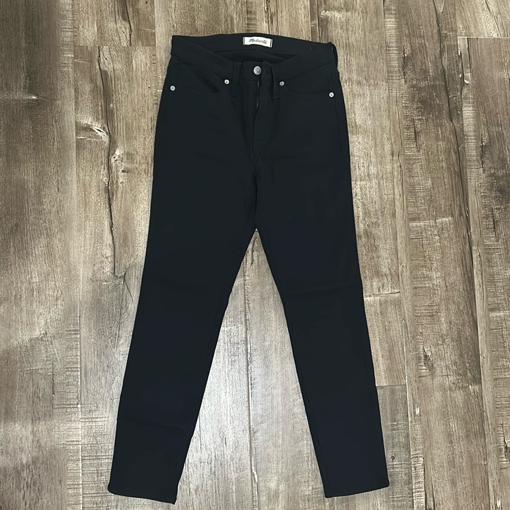 Madewell 9” High-Rise Skinny Jeans Size 28 in Black